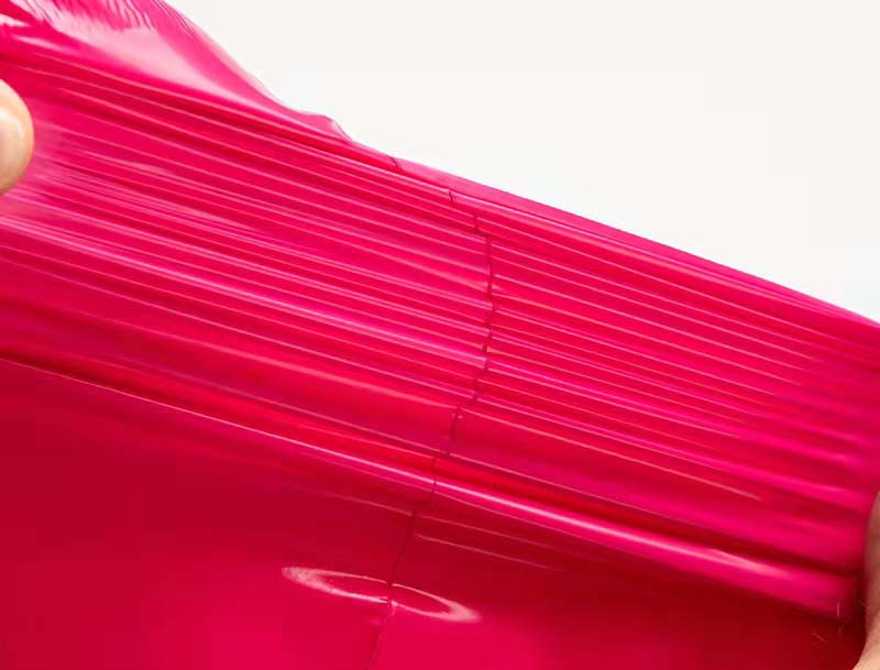 南长玫红色快递袋-05